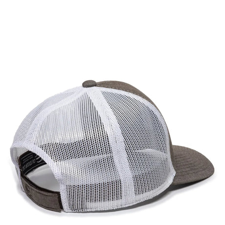 Outdoor Cap MBW-800CB Cotton Chambray Structured Trucker Hat Unisex Accessories Hats & Caps