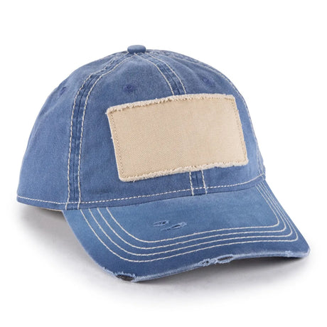 Outdoor Cap OC902 Heavy Washed Patch Unstructured Solid Back Hat Unisex Accessories Hats & Caps
