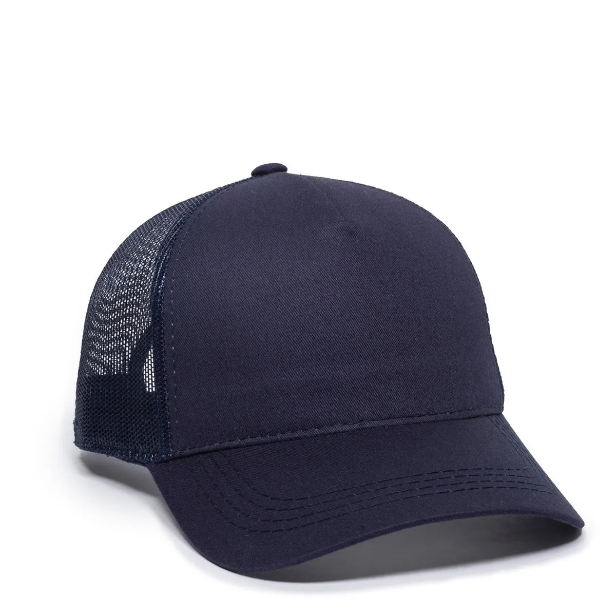 Outdoor Cap GL-415 Solid Cotton Twill Structured Trucker Hat Unisex Accessories Hats & Caps