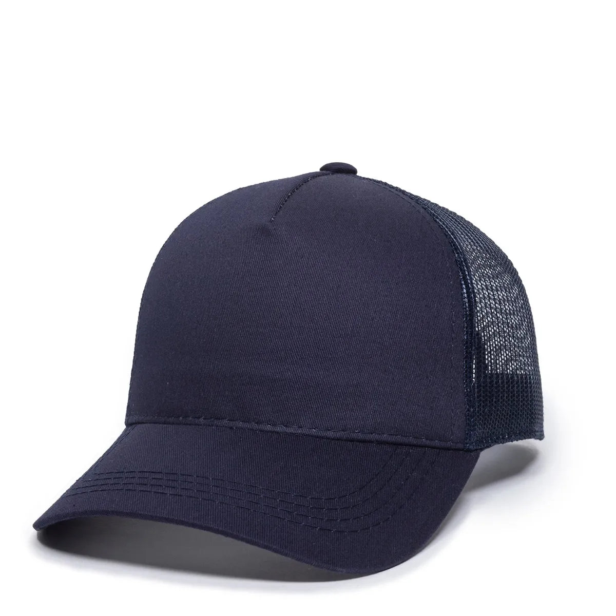 Outdoor Cap GL-415 Solid Cotton Twill Structured Trucker Hat Unisex Accessories Hats & Caps