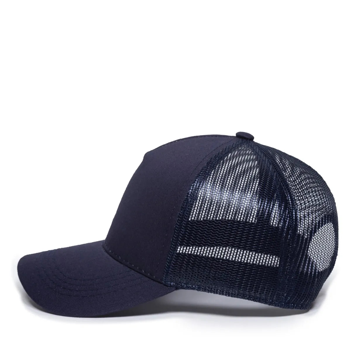 Outdoor Cap GL-415 Solid Cotton Twill Structured Trucker Hat Unisex Accessories Hats & Caps