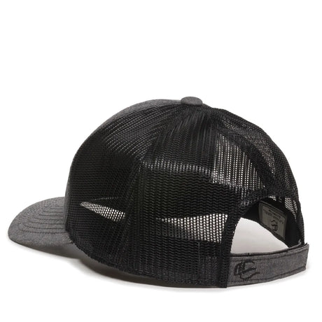 Outdoor Cap MBW-800CB Cotton Chambray Structured Trucker Hat Unisex Accessories Hats & Caps