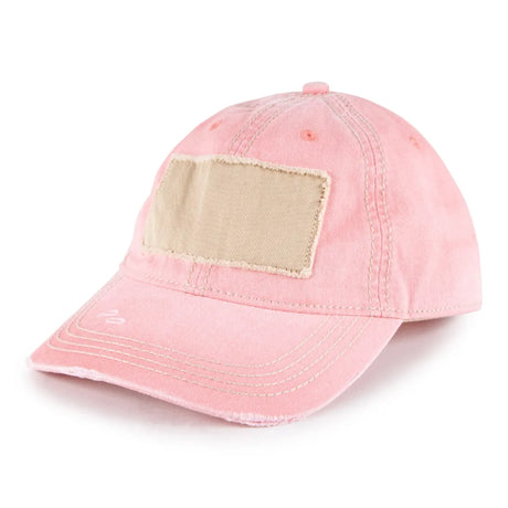 Outdoor Cap OC902 Heavy Washed Patch Unstructured Solid Back Hat Unisex Accessories Hats & Caps