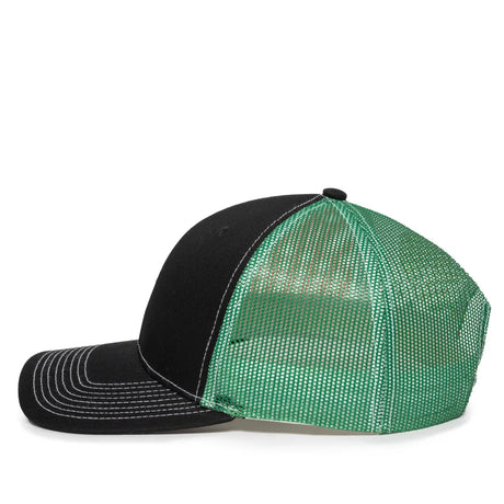 Outdoor Cap OC771PM Sublimated Flags Structured Trucker Hat Unisex Accessories Hats & Caps