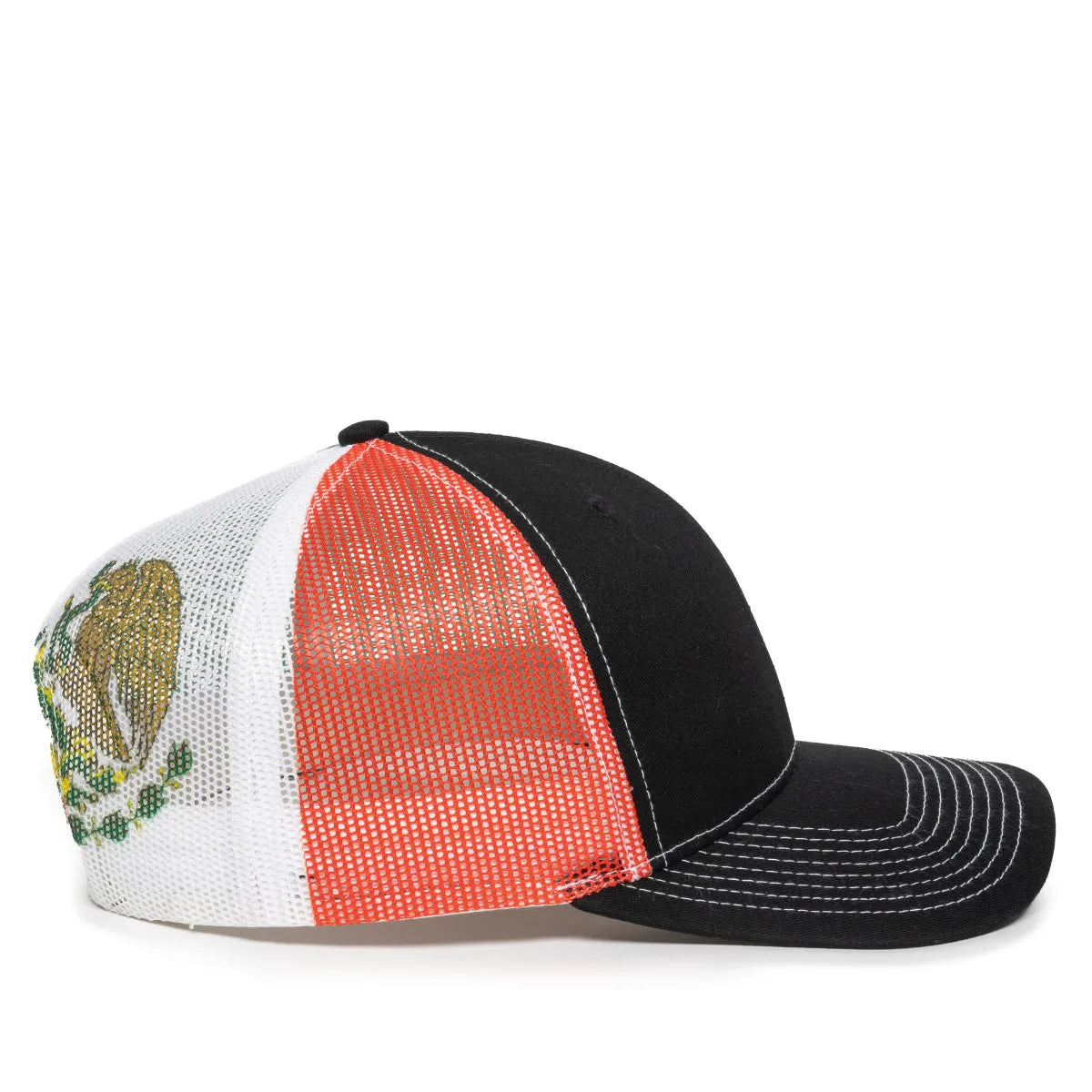 Outdoor Cap OC771PM Sublimated Flags Structured Trucker Hat Unisex Accessories Hats & Caps