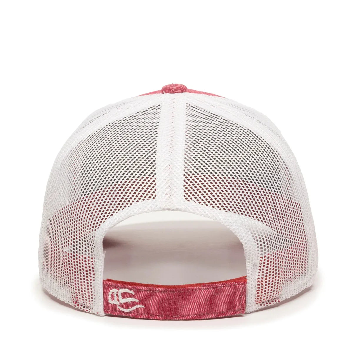 Outdoor Cap MBW-800CB Cotton Chambray Structured Trucker Hat Unisex Accessories Hats & Caps