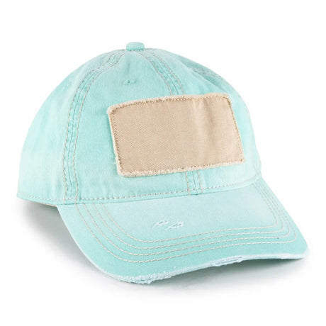 Outdoor Cap OC902 Heavy Washed Patch Unstructured Solid Back Hat Unisex Accessories Hats & Caps