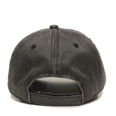 Outdoor Cap HPD-605 Heavy Washed Unstructured Solid Back Hat Unisex Accessories Hats & Caps