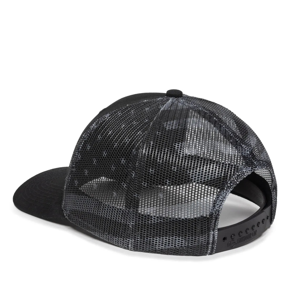 Outdoor Cap OC771PM Sublimated Flags Structured Trucker Hat Unisex Accessories Hats & Caps