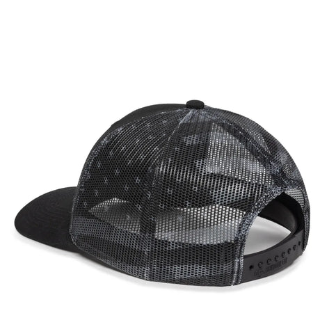 Outdoor Cap OC771PM Sublimated Flags Structured Trucker Hat Unisex Accessories Hats & Caps