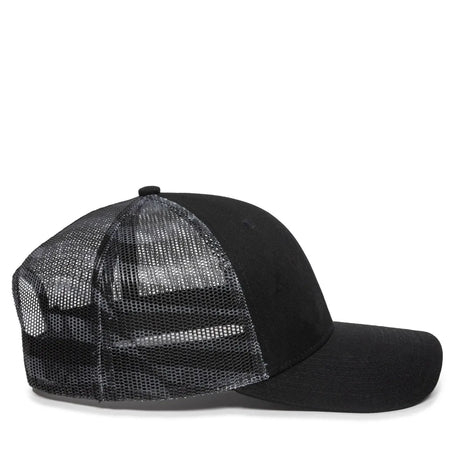 Outdoor Cap OC771PM Sublimated Flags Structured Trucker Hat Unisex Accessories Hats & Caps