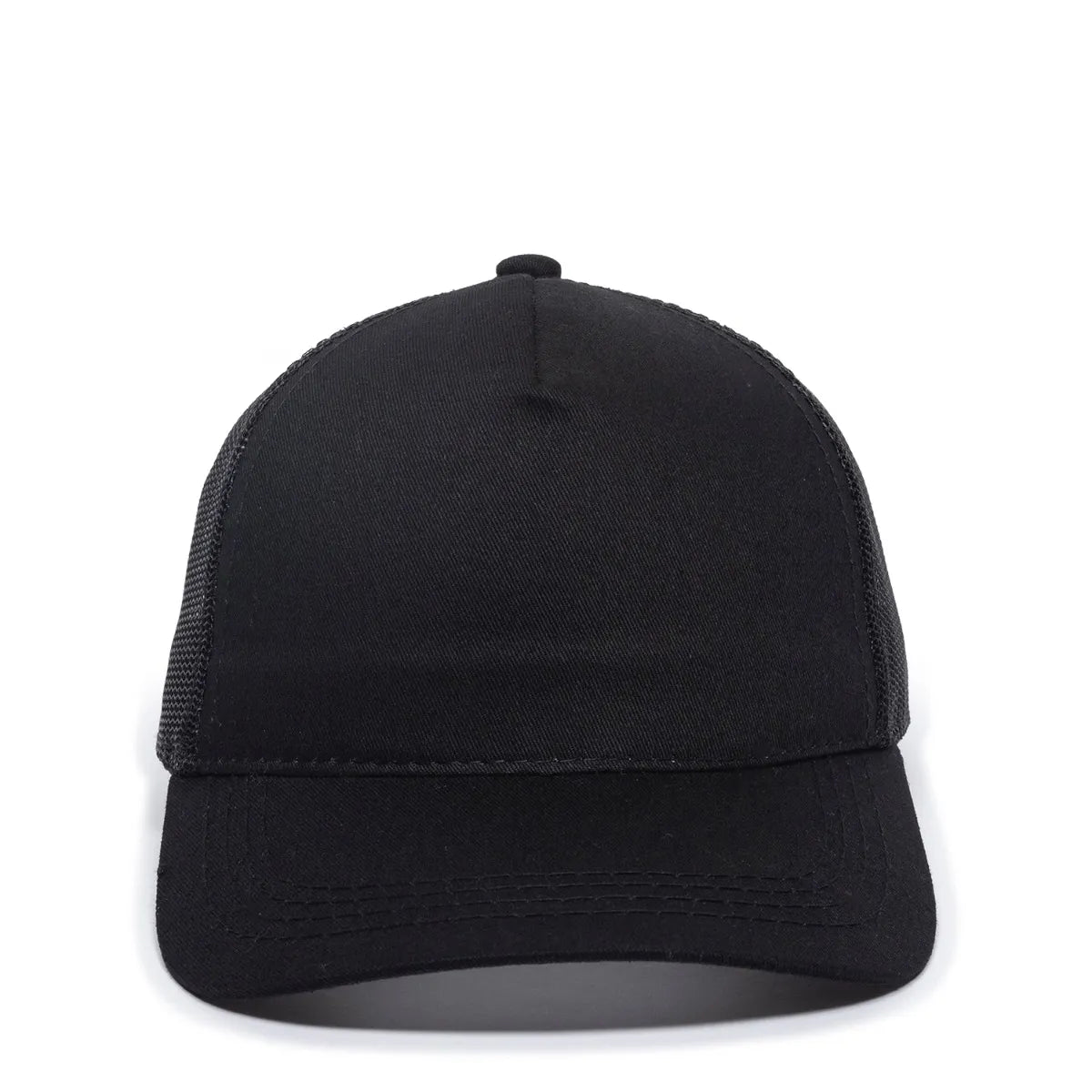 Outdoor Cap GL-415 Solid Cotton Twill Structured Trucker Hat Unisex Accessories Hats & Caps