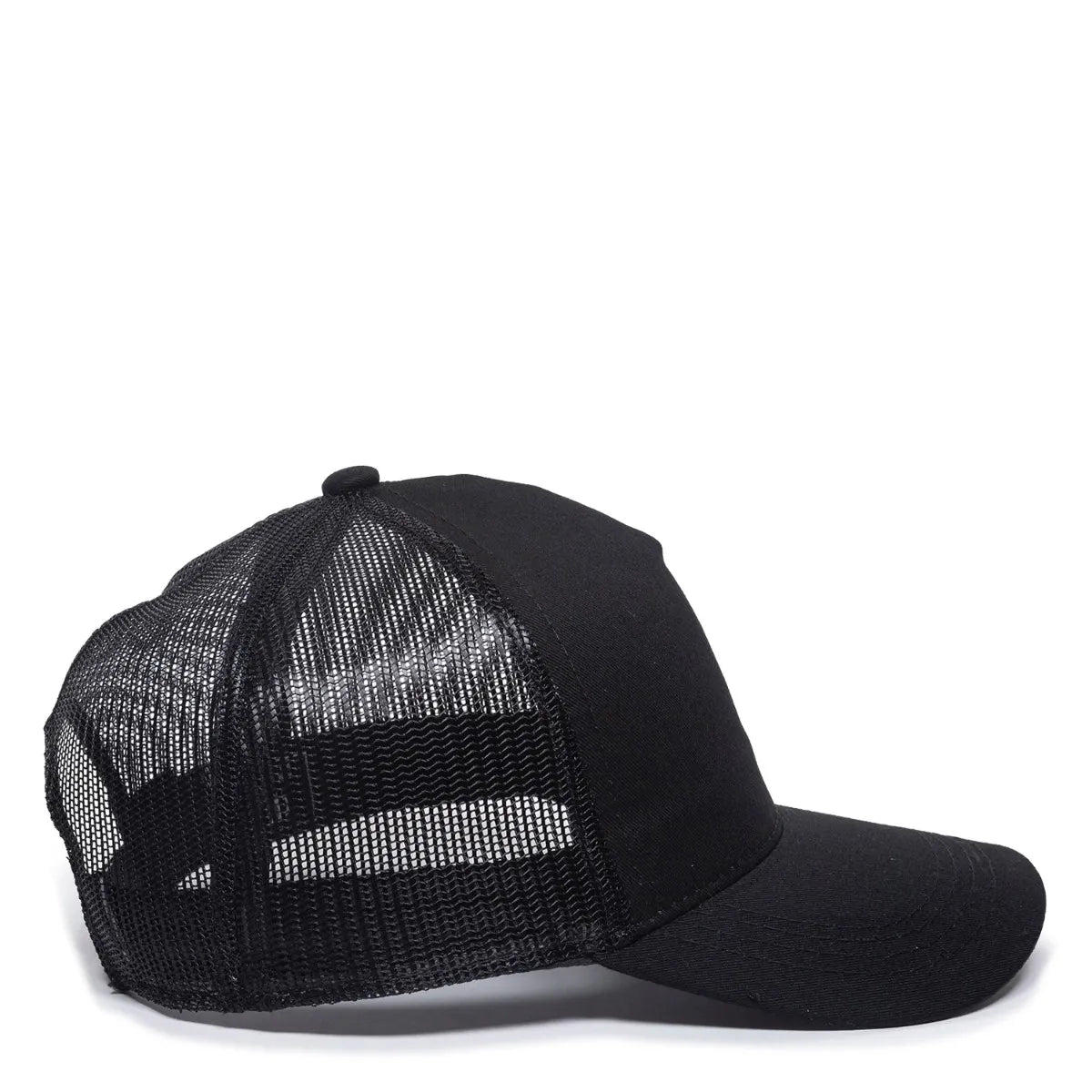 Outdoor Cap GL-415 Solid Cotton Twill Structured Trucker Hat Unisex Accessories Hats & Caps