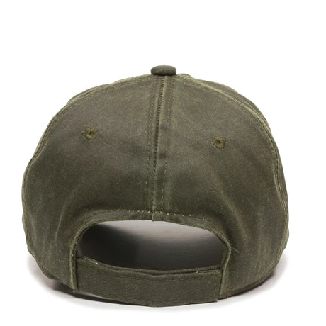 Outdoor Cap HPD-605 Heavy Washed Unstructured Solid Back Hat Unisex Accessories Hats & Caps