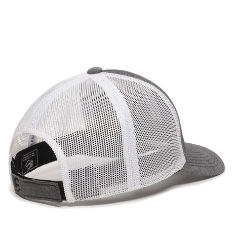 Outdoor Cap MBW-800CB Cotton Chambray Structured Trucker Hat Unisex Accessories Hats & Caps