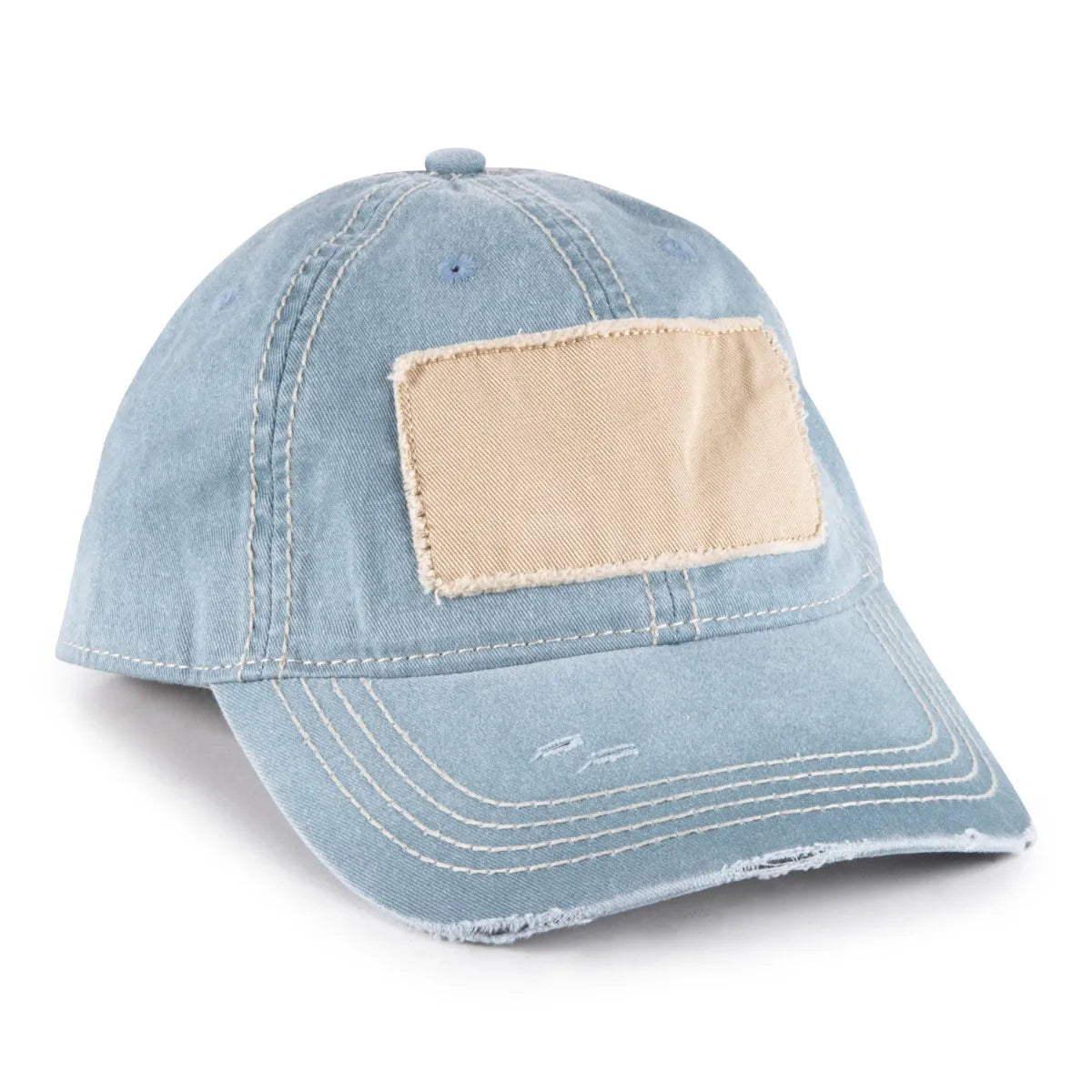 Outdoor Cap OC902 Heavy Washed Patch Unstructured Solid Back Hat Unisex Accessories Hats & Caps