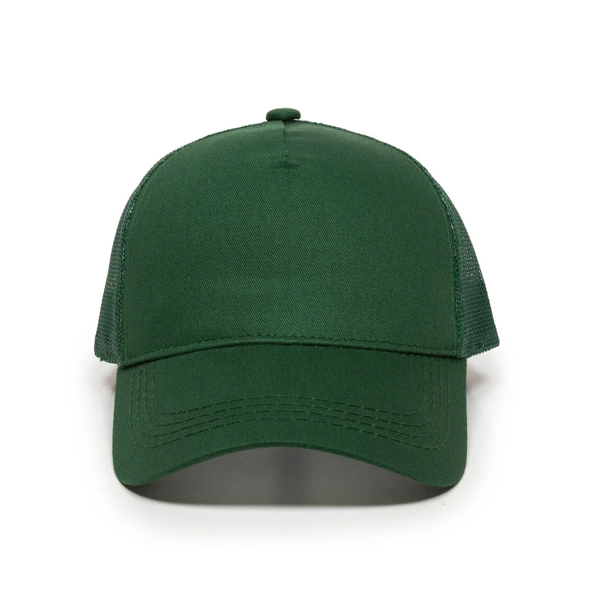 Outdoor Cap GL-415 Solid Cotton Twill Structured Trucker Hat Unisex Accessories Hats & Caps