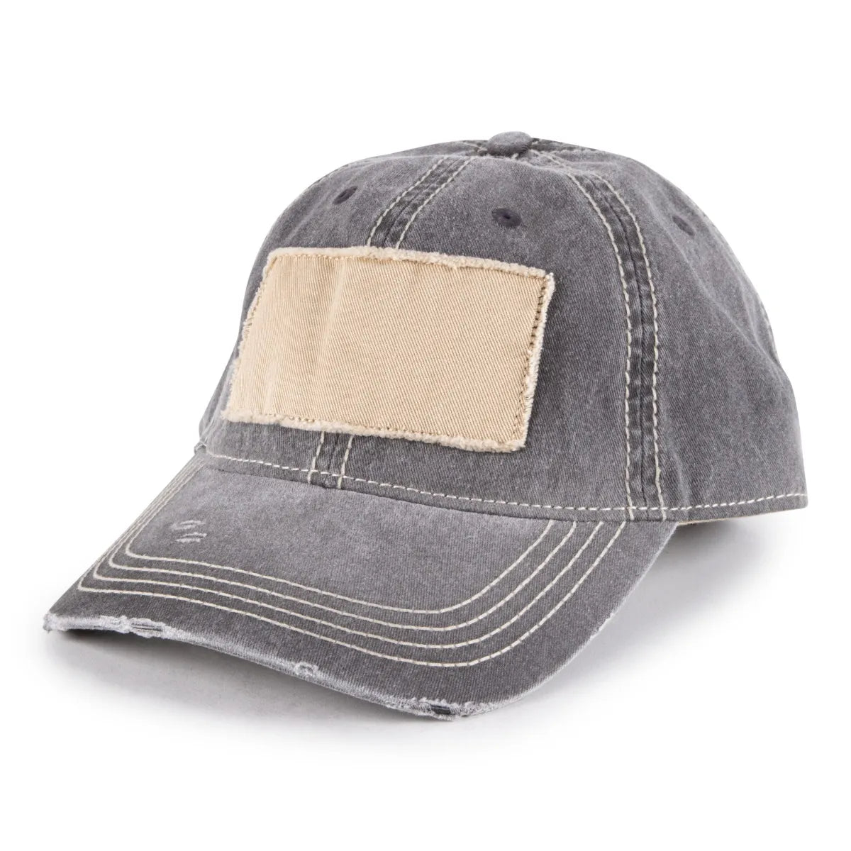 Outdoor Cap OC902 Heavy Washed Patch Unstructured Solid Back Hat Unisex Accessories Hats & Caps
