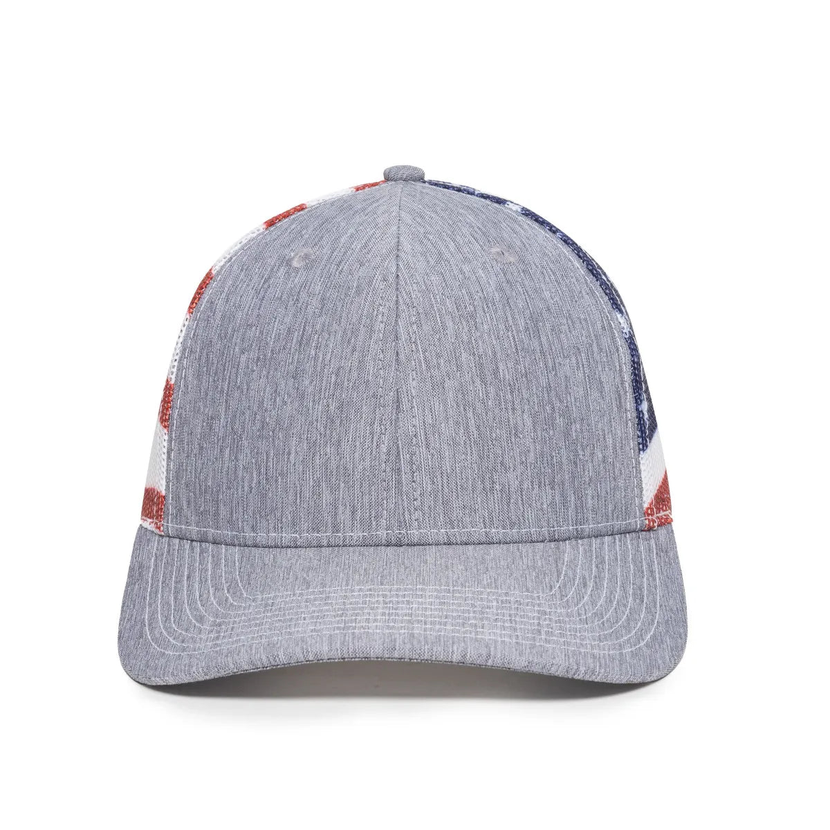Outdoor Cap OC771PM Sublimated Flags Structured Trucker Hat Unisex Accessories Hats & Caps