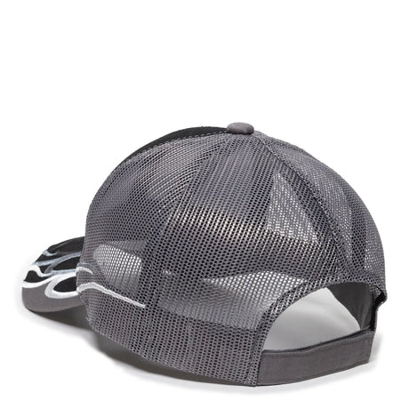 Outdoor Cap WAV-605M Embroidered Wave Design Structured Trucker Hat Unisex Accessories Hats & Caps