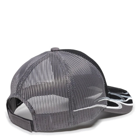 Outdoor Cap WAV-605M Embroidered Wave Design Structured Trucker Hat Unisex Accessories Hats & Caps