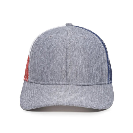 Outdoor Cap OC771PM Sublimated Flags Structured Trucker Hat Unisex Accessories Hats & Caps