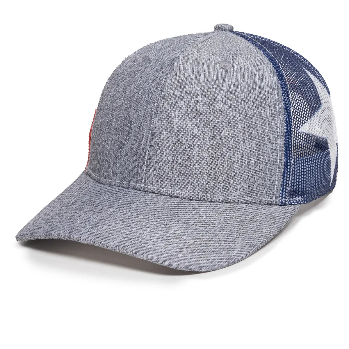 Outdoor Cap OC771PM Sublimated Flags Structured Trucker Hat Unisex Accessories Hats & Caps