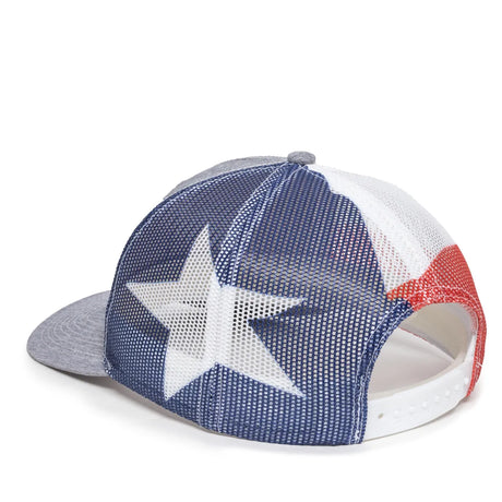 Outdoor Cap OC771PM Sublimated Flags Structured Trucker Hat Unisex Accessories Hats & Caps