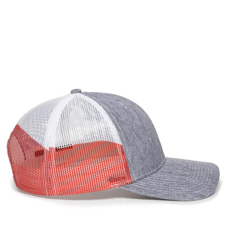 Outdoor Cap OC771PM Sublimated Flags Structured Trucker Hat Unisex Accessories Hats & Caps