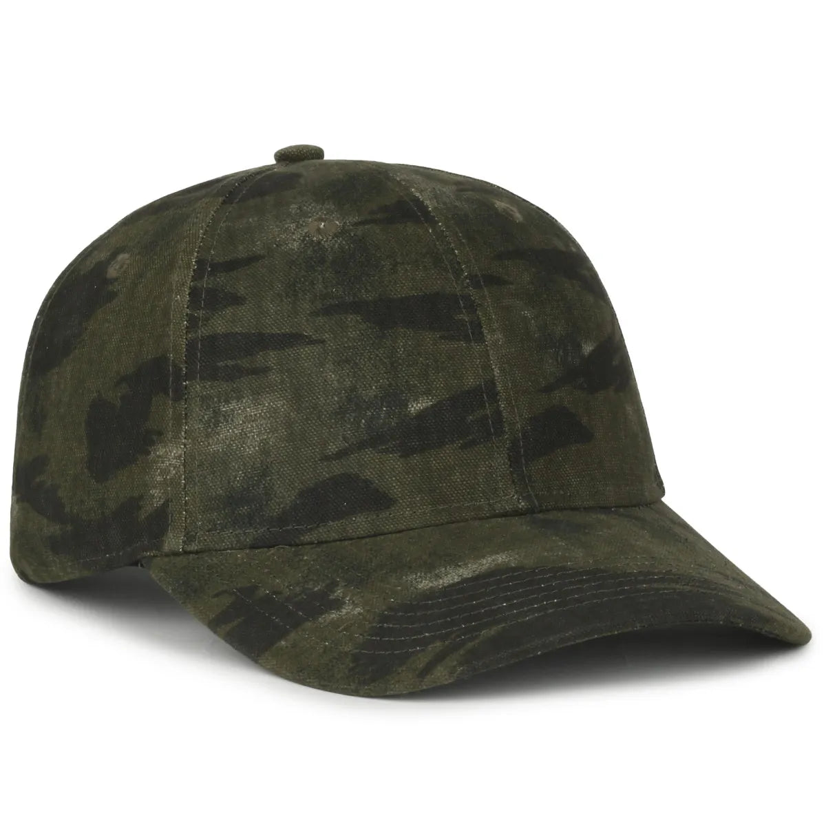 Outdoor Cap CANV-111SB Cotton Canvas Structured Solid Panel Hat Unisex Accessories Hats & Caps