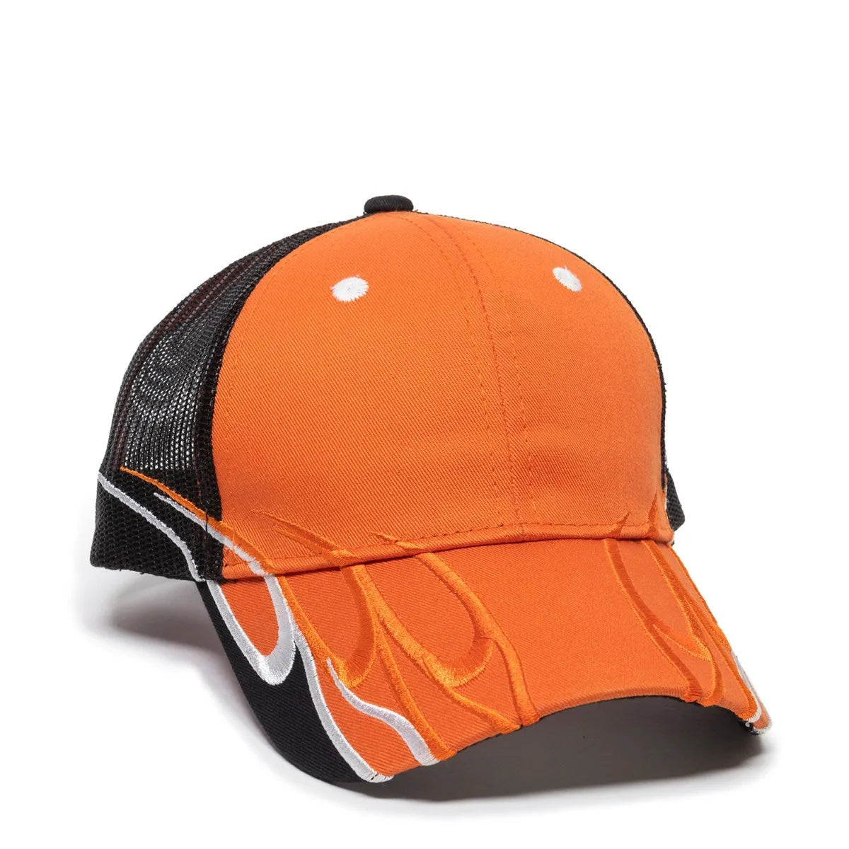 Outdoor Cap WAV-605M Embroidered Wave Design Structured Trucker Hat Unisex Accessories Hats & Caps