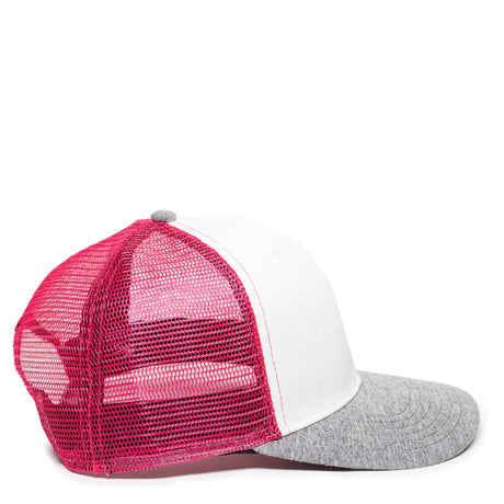 Outdoor Cap RGR-200M Cotton Twill Structured Trucker Hat Unisex Accessories Hats & Caps