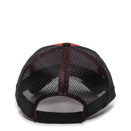 Outdoor Cap WAV-605M Embroidered Wave Design Structured Trucker Hat Unisex Accessories Hats & Caps