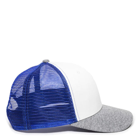 Outdoor Cap RGR-200M Cotton Twill Structured Trucker Hat Unisex Accessories Hats & Caps