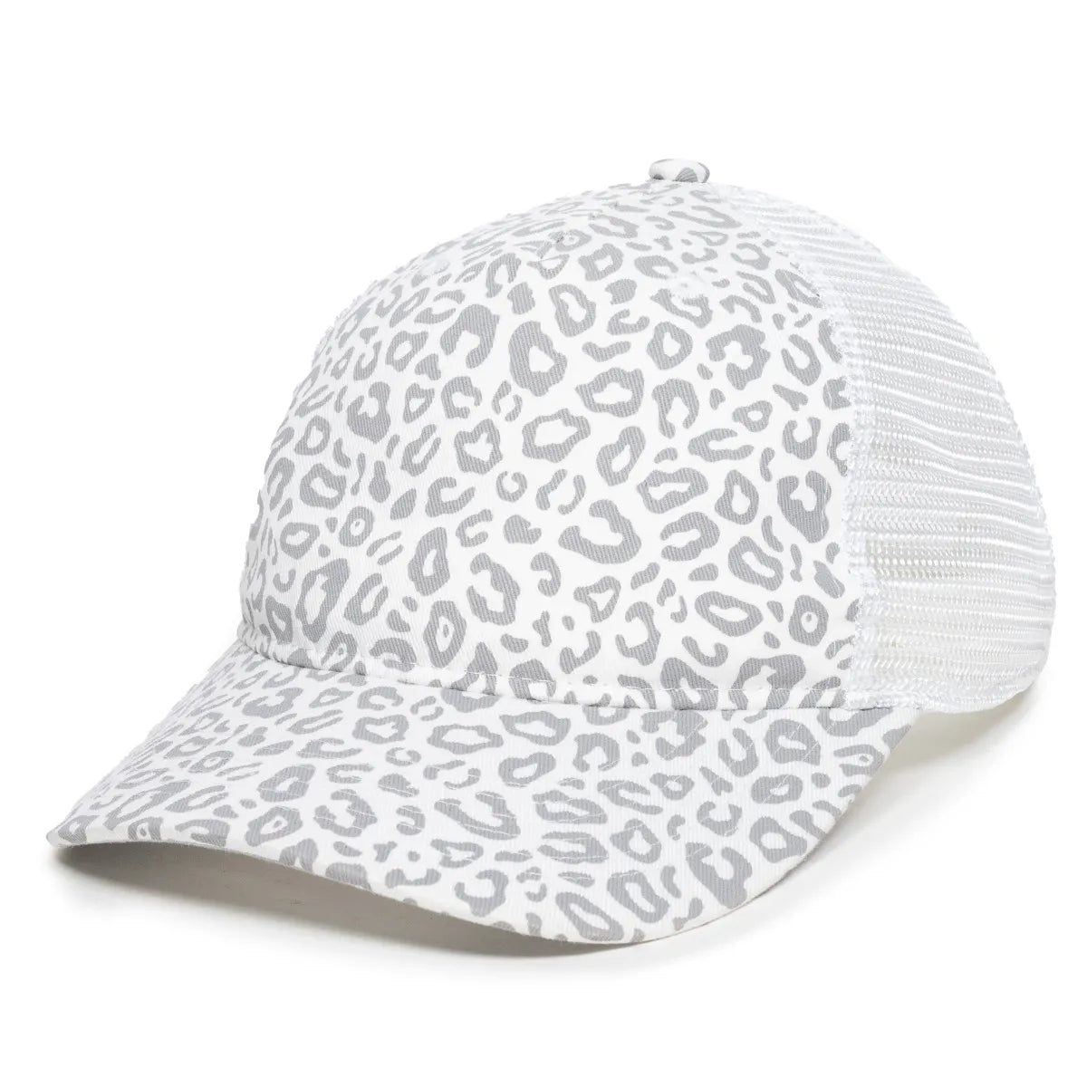 Outdoor Cap OC901M Aztec & Leopard Unstructured Trucker Hat Unisex Accessories Hats & Caps