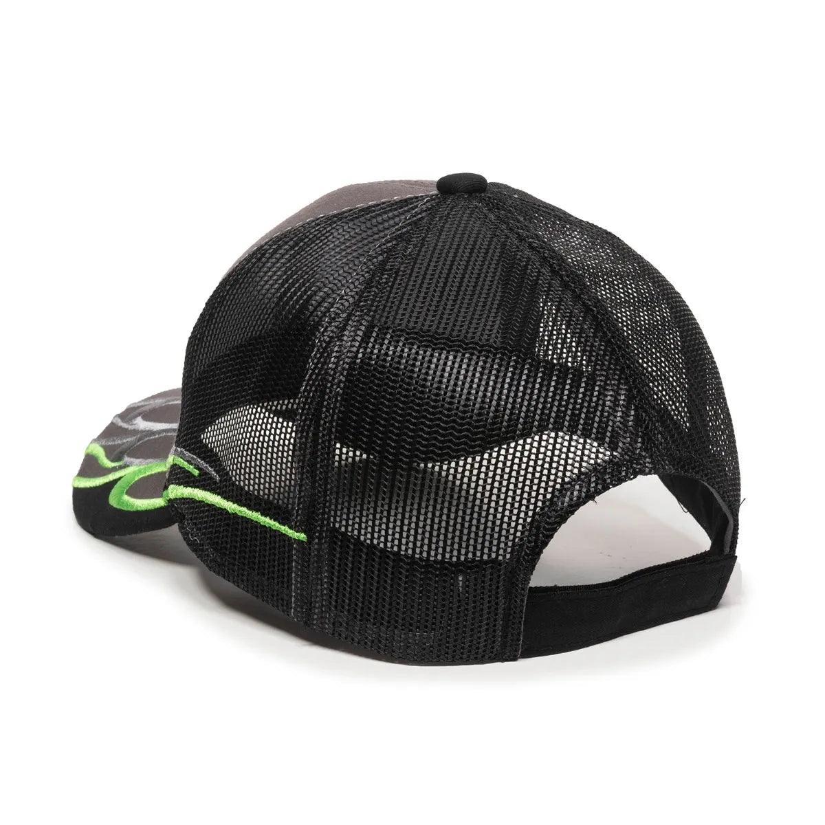 Outdoor Cap WAV-605M Embroidered Wave Design Structured Trucker Hat Unisex Accessories Hats & Caps