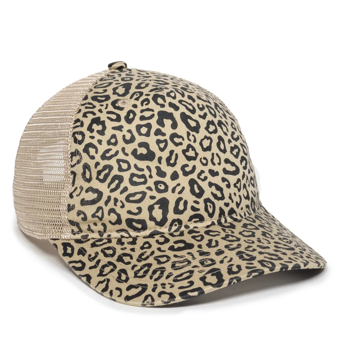 Outdoor Cap OC901M Aztec & Leopard Unstructured Trucker Hat Unisex Accessories Hats & Caps