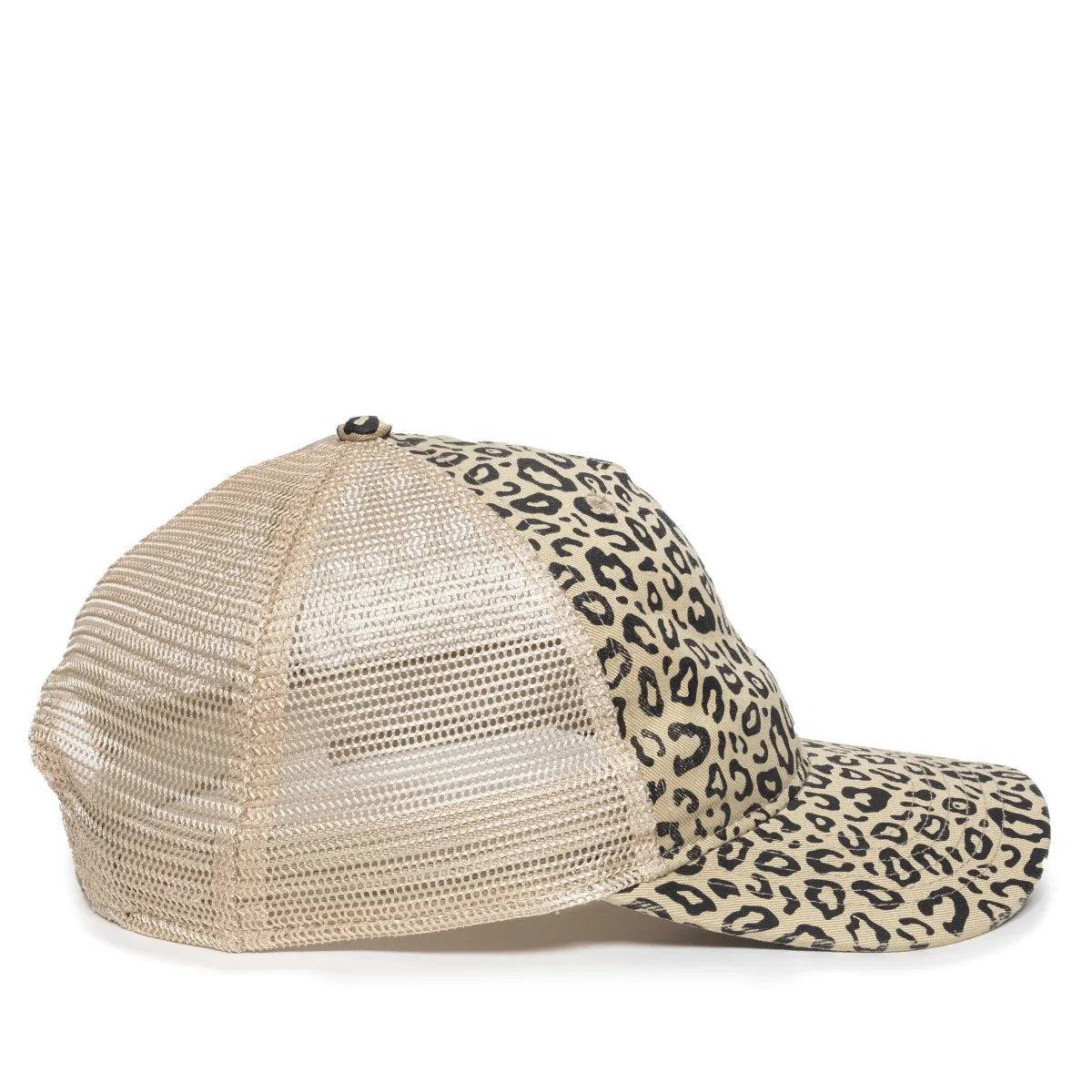 Outdoor Cap OC901M Aztec & Leopard Unstructured Trucker Hat Unisex Accessories Hats & Caps