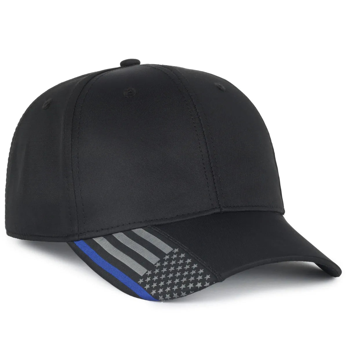 Outdoor Cap OC601 Service Stripes with US Flag Structured Solid Panel Hat Unisex Accessories Hats & Caps