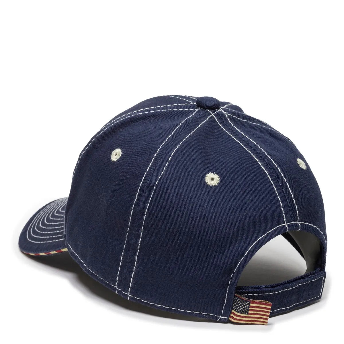 Outdoor Cap USA-800 Cotton Twill Structured Solid Back Hat Unisex Accessories Hats & Caps