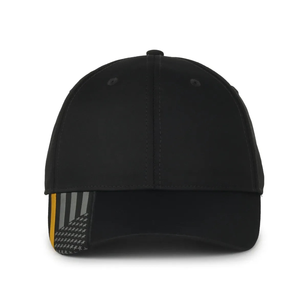Outdoor Cap OC601 Service Stripes with US Flag Structured Solid Panel Hat Unisex Accessories Hats & Caps