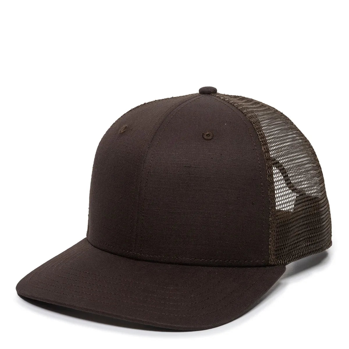 Outdoor Cap REDLBL109 Hemp Blend Structured Trucker Hat Unisex Accessories Hats & Caps