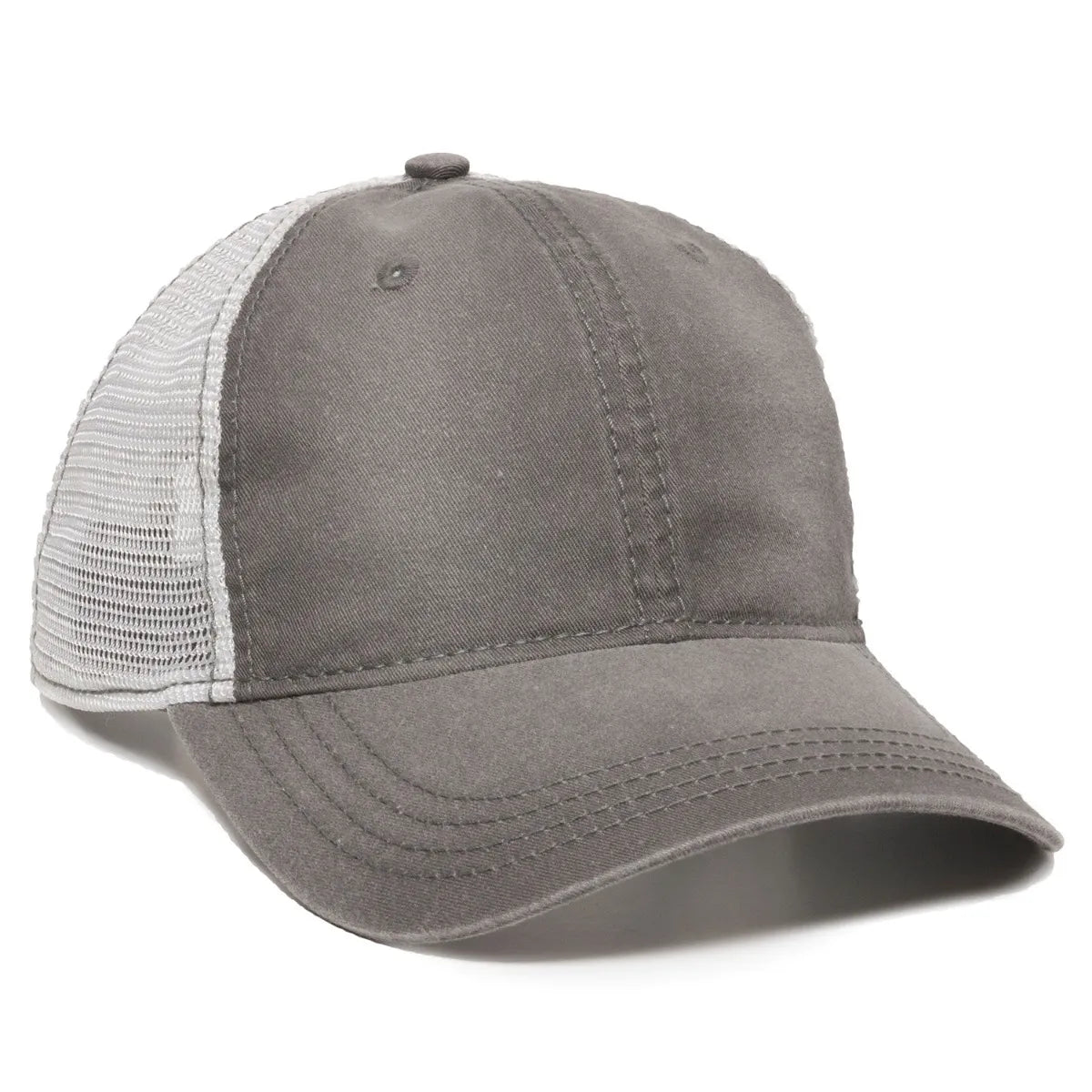Outdoor Cap PDT-750M Cotton Twill Unstructured Trucker Hat Unisex Accessories Hats & Caps