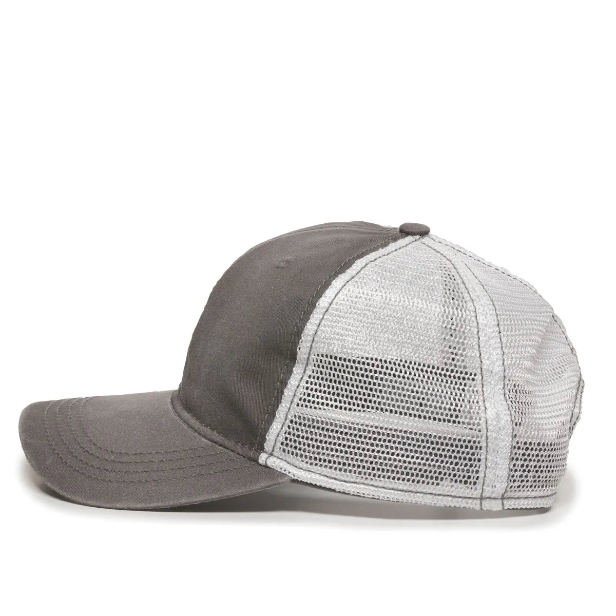 Outdoor Cap PDT-750M Cotton Twill Unstructured Trucker Hat Unisex Accessories Hats & Caps