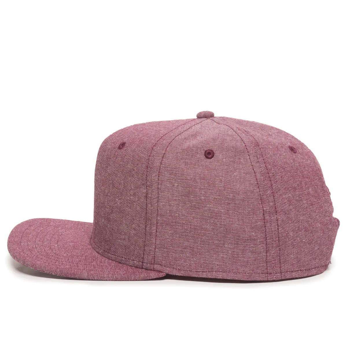 Outdoor Cap REDLBL105 Cotton Chambray Structured Solid Back Hat Unisex Accessories Hats & Caps