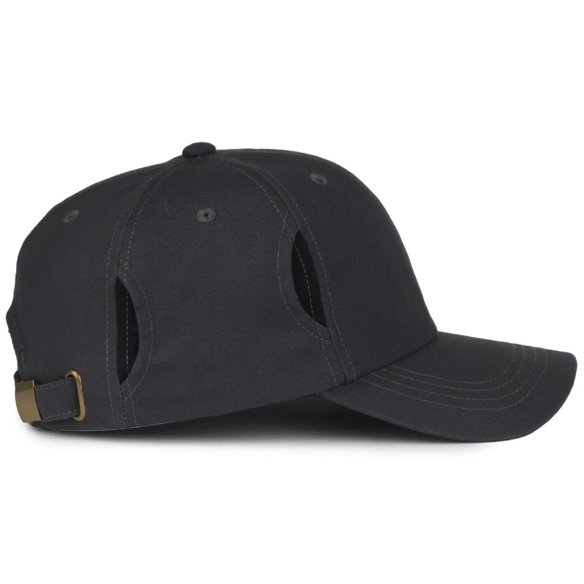 Outdoor Cap CARG100 Unstructured Solid Panel Hat with Temple Side Pockets Unisex Accessories Hats & Caps