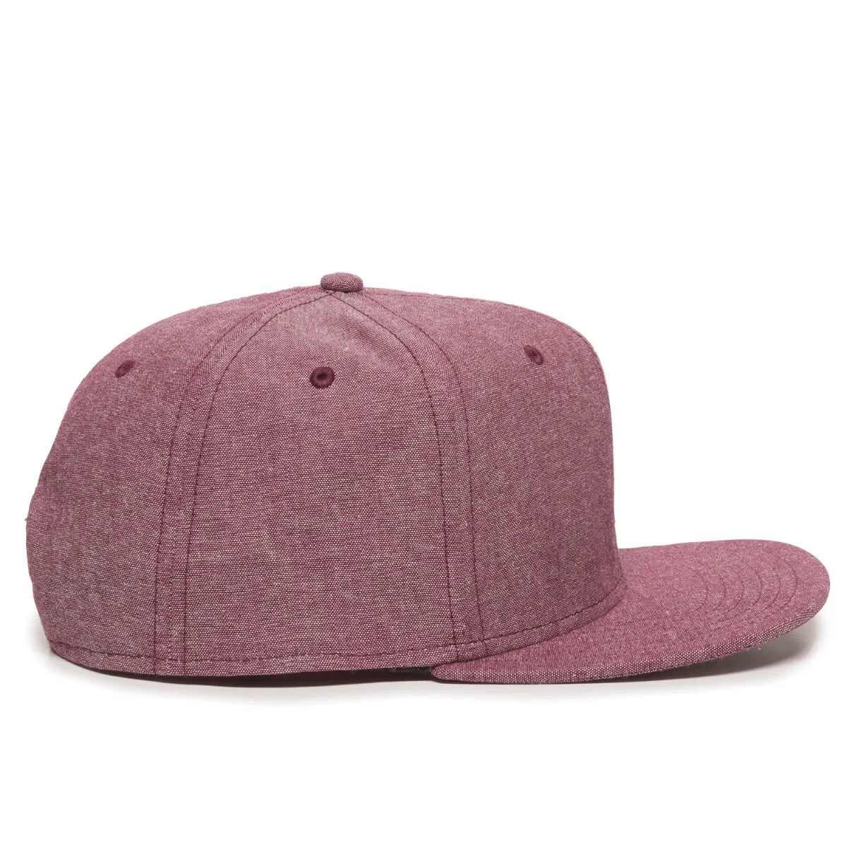 Outdoor Cap REDLBL105 Cotton Chambray Structured Solid Back Hat Unisex Accessories Hats & Caps