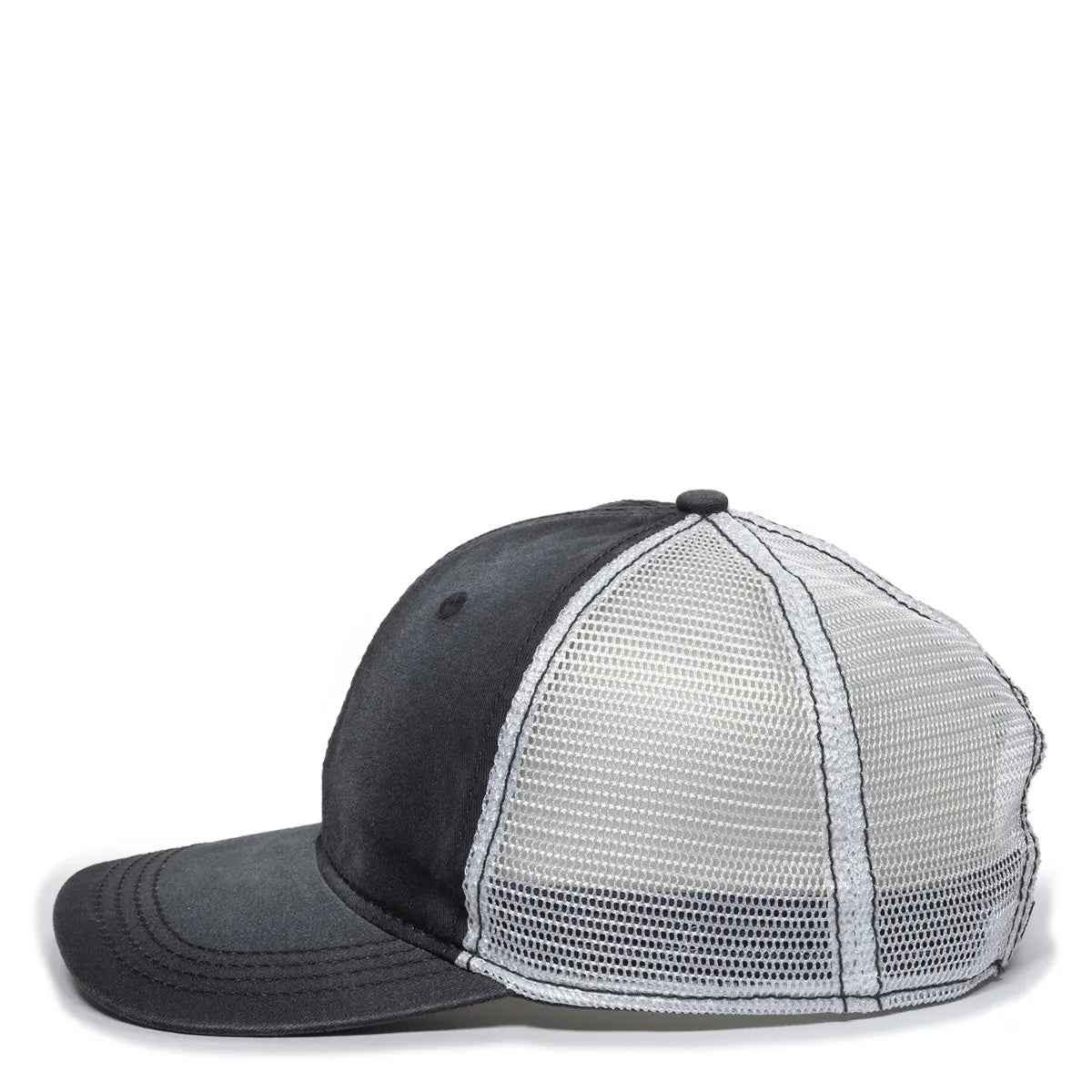 Outdoor Cap PDT-750M Cotton Twill Unstructured Trucker Hat Unisex Accessories Hats & Caps