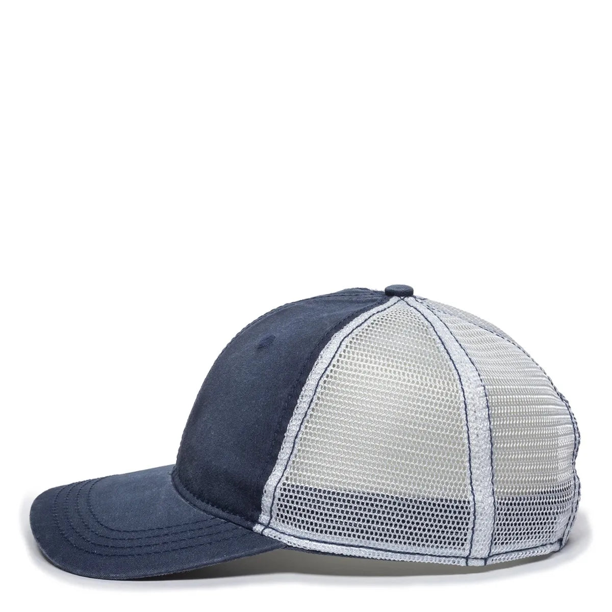 Outdoor Cap PDT-750M Cotton Twill Unstructured Trucker Hat Unisex Accessories Hats & Caps
