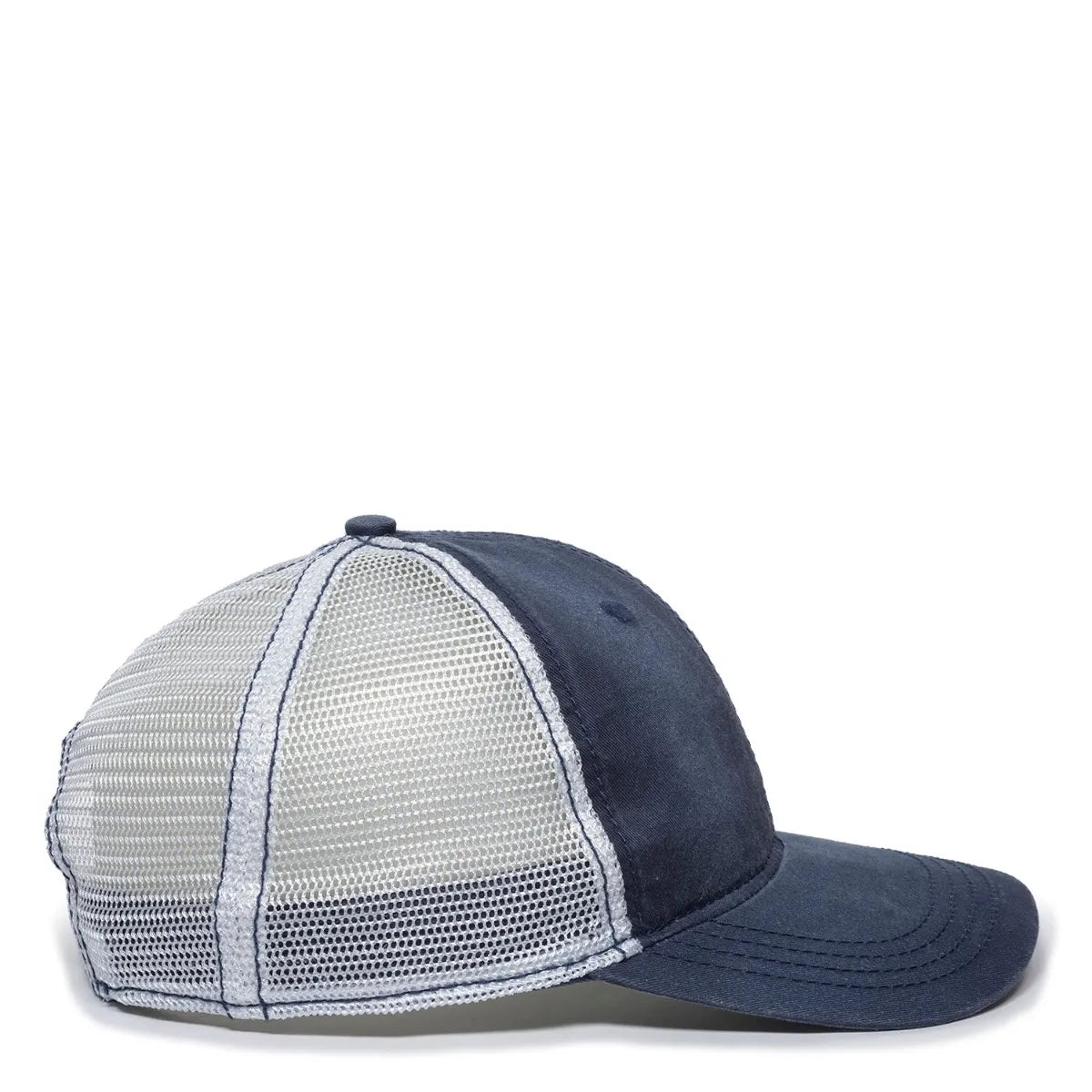 Outdoor Cap PDT-750M Cotton Twill Unstructured Trucker Hat Unisex Accessories Hats & Caps